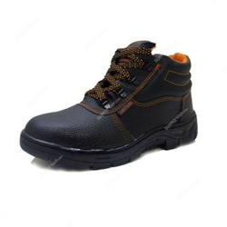 Armstrong Steel Toe Safety Shoes, ANO, Size40, Black, High Ankle
