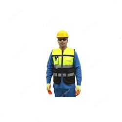 Safety Vest, DYM, 100GSM, 2XL, Yellow
