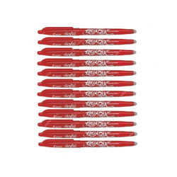 Pilot Erasable Rollerball Pen, BL-FR7-R, Frixion, 0.7MM, Red, PK12