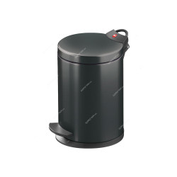 Hailo Pedal Waste Bin, HLO-0704-859, Pedal Bin T2 S, 4 Litres, Black