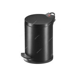 Hailo Pedal Waste Bin, HLO-0704-161, Pedal Bin T2 S, 4 Litres, Black