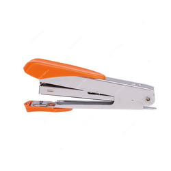 Deli Stapler, E0260, 15 Sheets, Orange