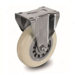 NSF Germany Fix Plate Caster, 31100, Medium Duty, 10CM, 90KG