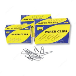 PSI Nickel Paper Clip, PSPCYLP000-28, Triangle, 28MM, Silver, 100 Pcs/Pack