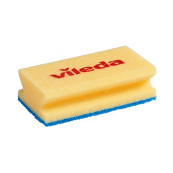 Vileda Jumbo Bath High Foam Scourer, VLSC72642, Glitzi, Yellow