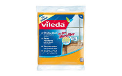 Vileda Window Cloth, VLDW141358, Yellow