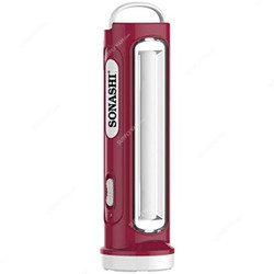 Sonashi 2 In 1 Rechargeable LED Torch With Lamp, SPLT-108, 4V, 1600mAh, Maroon