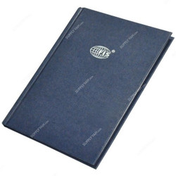 FIS Single Ruled Hard Cover 2 Quire Notebook, FSNBA52QGRDBL, 148 x 210MM, 96 Pages, Dark Blue