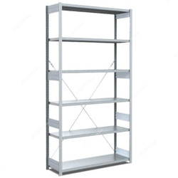 Bito Boltless Shelving W/ 6 Shelves, 10-17045, 2500 x 400MM, Galvanised