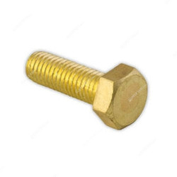 Hex Bolt, M10 x 30MM, Gold, 100PCS