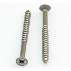 Patta Wood Screw, WODPHL, Zinc Plated, M10 x 3 Inch, PK100