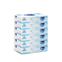 Fine Facial Tissue, Classic, 100 Sheets x 2 Ply, White, PK5