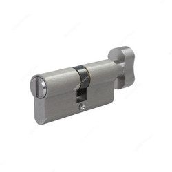 Artica Cylindrical Lock W/ Key, EPC70TE-MAB, 70mm, Silver