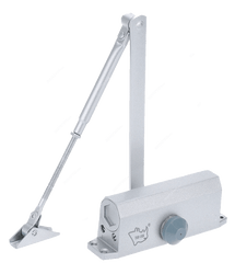 Tuf-Fix Arm Door Closer, 11T921-60SL, 60Kg, Silver