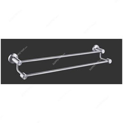 Sanipro Double Towel Bar, MST520110, Stainless Steel, Silver