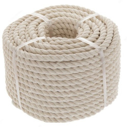 Multipurpose Rope, Cotton, 12MM, White