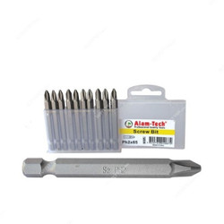 Alam-Tech Screwdriver Bit, ASBP2X110S, Single Tip, PH2 x 110MM, PK10