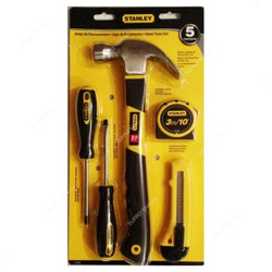 Stanley Tools Set, 70-883, Black and Yellow, 5PCS