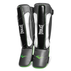 Everlast MMA Shin Guard, EV3400000, Grey And Green