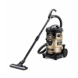 Hitachi Vacuum Cleaner, CV975Y, 2200W, 21 Ltrs, Titanium Gold