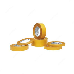 Double Sided Tissue Tape, 9MM x 50 Mtrs, Yellow