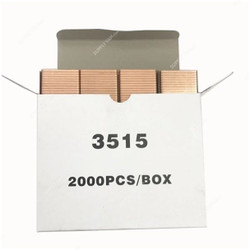 Carton Stapler Pin, 3515, Steel, 35 x 15MM, 2000 Pcs/Pack