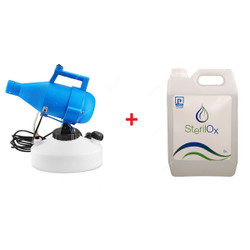 Intercare Single Nozzle ULV Fogger Machine With Sterilox Disinfectant Solution, Combo Offer