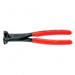 Ideal End Cutting Plier, 8 Inch, Black/Red