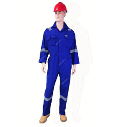 Empiral Coverall, E306050502, Cotton, M, Royal Blue