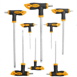 Tolsen Hex T-Handle Screwdriver Set, 20062, 8 Pcs/Set