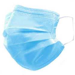 Kids Disposable Face Mask, Cotton, 3 Layer, Blue, 100 Pcs/Pack