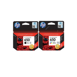 HP Original Ink Cartridge Set, F6V25AE-F6V24AE, Inkjet, 652, Multicolor, 2 Pcs/Set