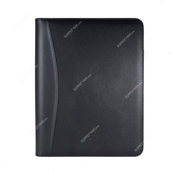 Multifunctional Professional Portfolio, PU Leather, A4, 32.5 x 25CM, Black