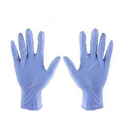 Disposable Gloves, Latex, L, Purple, 100 Pcs/Pack