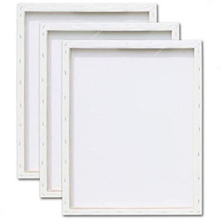 Canvas Board, Cotton, 30 x 25CM, White, 5 Pcs/Pack