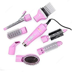 Geepas 8 In 1 Hair Styler, GH731, 750W, 220-240VAC, Pink