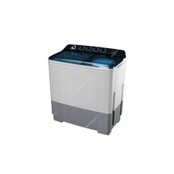 Geepas Semi-Automatic Washing Machine, GSWM6491, 980W, 18 Kg, Grey/White