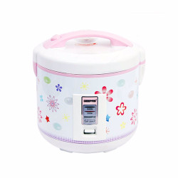 Geepas Electric Rice Cooker, GRC4331, 1250W, 3.2 Ltrs, White