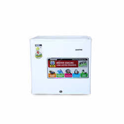 Geepas Mini Refrigerator, GRF654WPE, 60 Ltrs, White