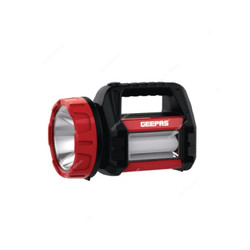 Geepas Rechargeable LED Search Light With Lantern, GSL7822, 2000mAh, Red/Black