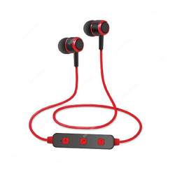 Geepas Bluetooth Earphone, GEP4717, 105dB, Red