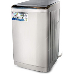 Geepas Fully Automatic Washing Machine, GFWM8800LCQ, 420W, 8 Kg, Silver