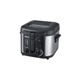 Geepas Deep Fryer, GDF36014, 2180W, 3 Ltrs, Black/Silver