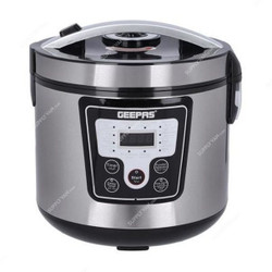 Geepas Digital Electric Pressure Cooker, GMC35031, 700W, 1.8 Ltrs, Black/Silver