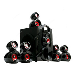 Geepas Multimedia Speaker, GMS8493, 5.1 Channel, Black