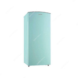 Geepas Semi Auto Defrost Single Door Refrigerator, GRF2257BXE, 120W, 225 Ltrs, Blue