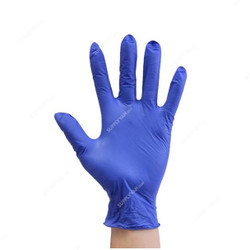 Blue Shield Medical Grade Nitrile Examination Gloves, GL023, L, Blue, 100 Pcs/Pack