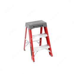 Louisville Step Stool Ladder, FS1502, Fiberglass, 2 Sides, 2 Foot, 136 Kg Weight Capacity