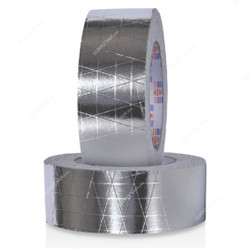 Asmaco FSK Aluminium Foil Tape, Silver, 48MM x 30 Yards, 24 Rolls/Carton