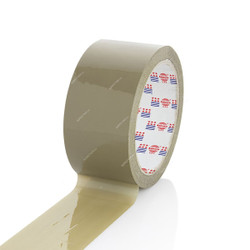 Asmaco Bopp Packing Tape, Tan, 40 Micron, 48MM x 40 Yards, 36 Rolls/Carton